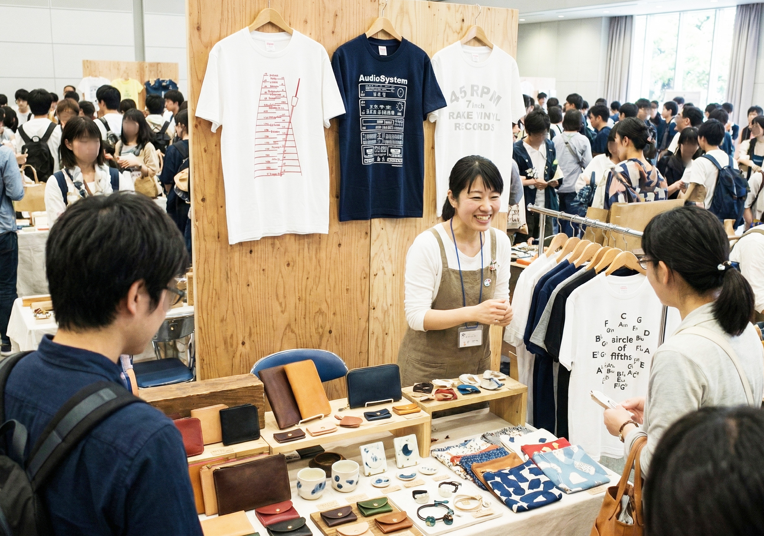 イベント出展向けTシャツのイメージ