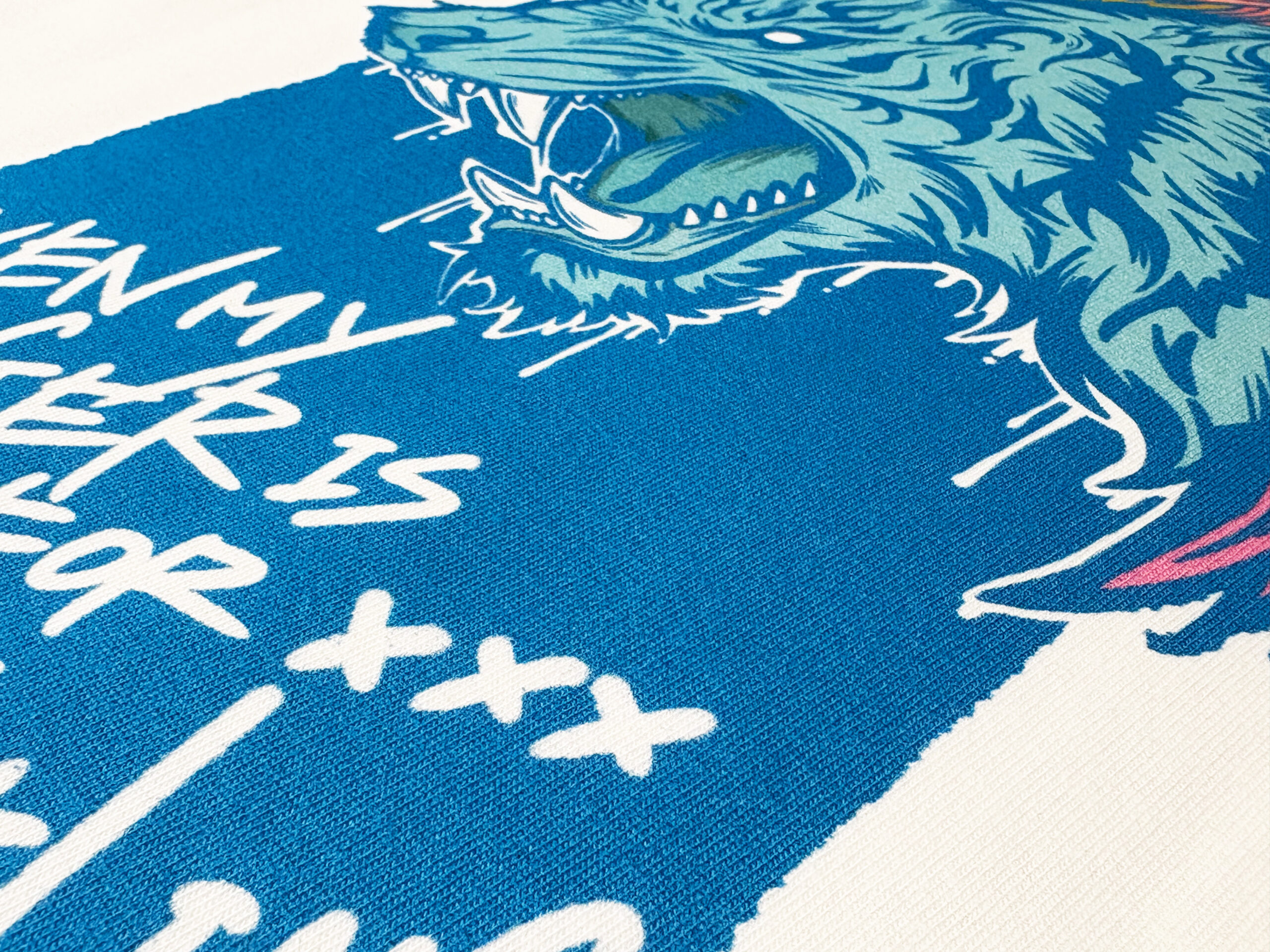 インクジェットプリントの質感