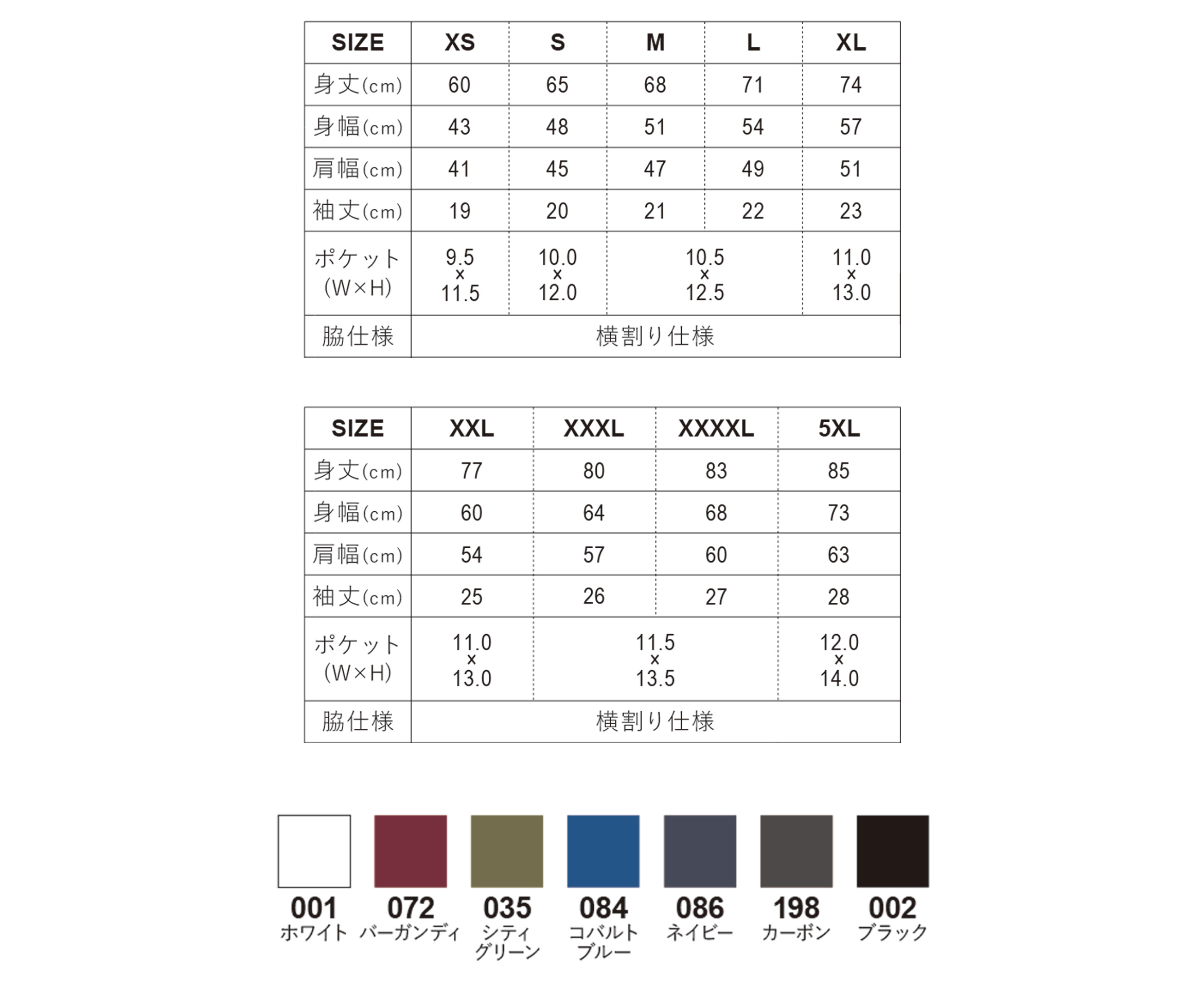 2021ポロ サイズとカラー